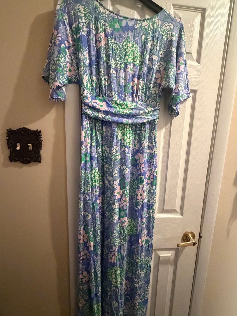 Lilly Pulitzer Parigi boat neck maxi dress